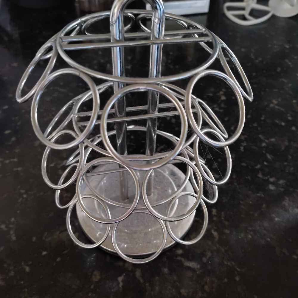 Keurig Silver Coffee Pod Holder